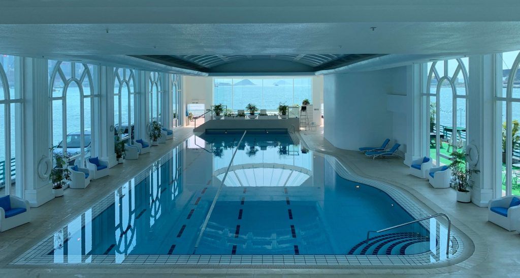Image of a indoor swimming pool , Sabbatella pool and spa , Pool Contractors Woodland Hills CA.